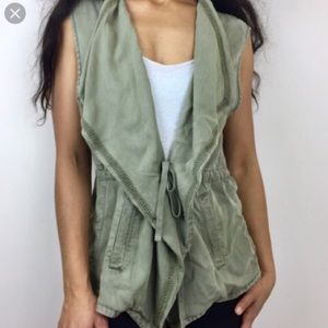 Max Jeans army green vest